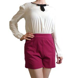 Miss Sefridge Romper Size 8 Vintage Colorful Unique Burgundy Schoolgirl Fashion